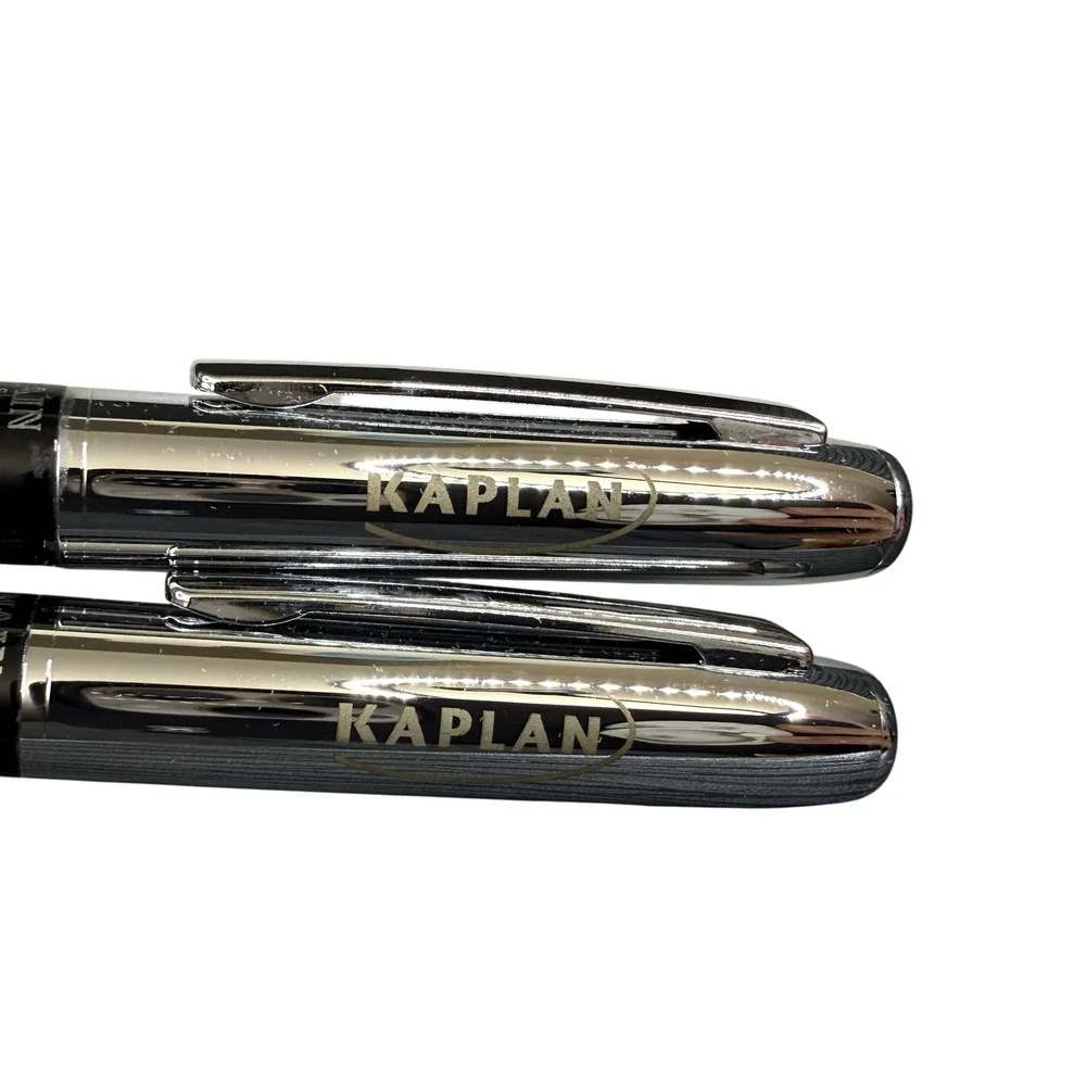 BALMAIN PARIS Executive Pen Set - Rollerball & Ballpoint Pens w/ Kaplan Logo